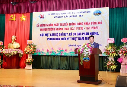 Xây lắp mỏ - Gặp mặt kỷ niệm 85 năm ngày Truyền thống công nhân vùng Mỏ - Truyền thống ngành Than