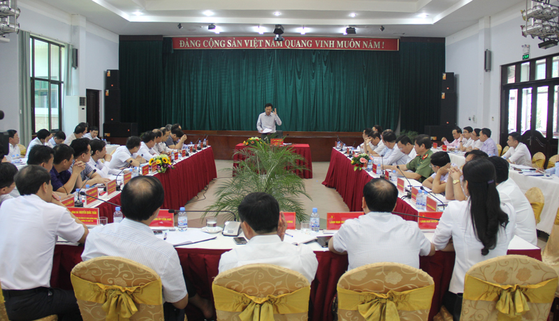 Bí thư Tỉnh ủy Quảng Ninh Nguyễn Văn Đọc làm việc với Đảng bộ Than Quảng Ninh