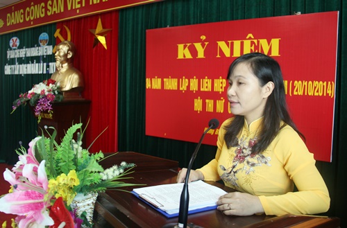 Ban nữ công Công đoàn Công ty Xây dựng mỏ Hầm lò II Kỷ niệm 84 năm ngày thành lập LHPN Việt Nam và tổ chức Hội thi nữ công giỏi