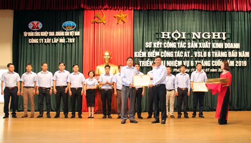 Hội nghị sơ kết công tác SXKD, kiểm điểm công tác ATVSLĐ 6 tháng đầu năm, triển khai nhiệm vụ 6 tháng cuối năm 2019