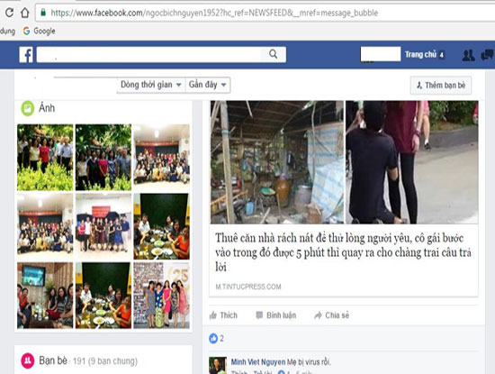 Lại rộ chiêu lừa người dùng Facebook đọc tin 